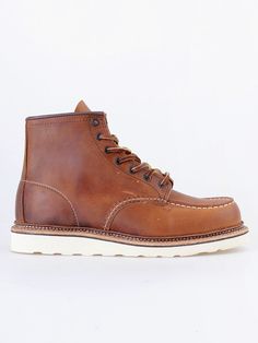 Leather upper  Leather lace-up closure  Rubber sole   Size & Fit: Wide fit. One size smaller than normally used is recommended Red Wing 1907, Saucony Shadow, Wing Shoes, Red Wing Shoes, Red Wing, Nike Acg, Danner Mountain Light Boot, Red Wings, Dr. Martens Boots