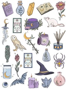 an image of various items that are in the witch's magicknoth