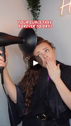 82K views · 3.8K reactions | How to SPEED UP drying time ⏭️

✅ Save for future reference 
✅ Follow @hanzcurls for wavy curly hair tips 

My low porosity hair used to take 40 mins to diffuse dry. But these tips, along with a powerful diffuser that speeds up drying time help:

➡️ Use less curl cream (or other heavy products)- a lot of the time when people say their hair take a long time to dry, the amount of product used is the reason! 
➡️ Remove excess water: I usually scrunch a lot when styling so this removes water, you can also use a curl towel or tshirt but this can remove too much product for some. 
➡️ Begin with a higher heat: I find this really helps set my curls initially and you’re not diffusing with a high heat the entire time 
➡️ Switch to a higher heat once curls have set in pla How To Get Really Curly Hair, Diffuser Curls, 3a Curly Hair, Low Porosity Hair, Really Curly Hair, Low Porosity, Dry Curly Hair, Low Porosity Hair Products, Curly Hair Tutorial