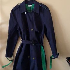 Blue And Green Beautiful Double Breasted Trench Coat In Brand New Like Condition. The Pit To Pit Is Approximately 22 Inches And The Length Is Approximately 41 Inches. The Size Tag Is Missing So I Estimate It To Be A Large. Blue Long Sleeve Career Outerwear, Blue Spring Career Outerwear, Spring Career Outerwear With Long Sleeves, Double Breasted Trench Coat, The Pit, 3.1 Phillip Lim, Phillip Lim, Blue And Green, Size Tag