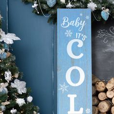 Baby It's Cold Outside 4ft Vertical reusable Stencil, DIY Christmas Vertical Front Porch Leaner Signs Leaner Signs, Barnwood Projects, Welcome Stencil, Snowflake Stencil, Halloween Stencils, Winter Craft, Content Design, Alphabet Stencils, Its Cold