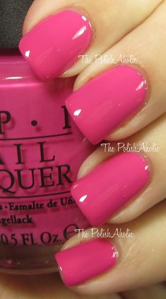 Nails Polish, Colorful Nail Designs, Pink Nail, I Love Nails, Opi Nails, Gorgeous Nails