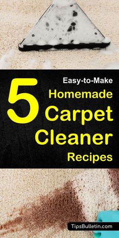 the 5 homemade carpet cleaner recipes you can use to clean your carpets and keep them fresh