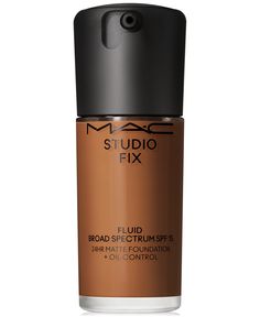 in stock Mac Studio Fix Fluid, Mac Studio Fix, Mac Studio, Red Algae, Studio Fix, Neutral Undertones, Matte Foundation, Spf 15, Skincare Ingredients