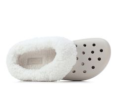 Step into cozy comfort with the Women's Crocs Classic Blitzen IV Clogs! These clogs feature a soft, plush lining to keep your feet warm and comfy, perfect for chilly days. With their iconic Crocs comfort and easy slip-on design, they're a go-to for laid-back style whether you're lounging at home or running quick errands. Plush lining for added warmth, Iconic Crocs comfort with cushioned footbed, Durable Croslite™ foam construction, Great for indoor and outdoor use, Lightweight design, Customizab Synthetic Clogs For Indoor Use In Winter, Indoor Winter Clogs Made Of Synthetic Material, Indoor Synthetic Clogs For Winter, Comfortable White Winter Clogs, Cozy Indoor Winter Clogs, Cozy Winter Indoor Clogs, Winter Cozy Clogs With Cushioned Footbed, Cozy Winter Clogs With Cushioned Footbed, Womens Clogs And Mules