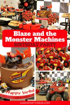 blaze and the monster machines birthday party