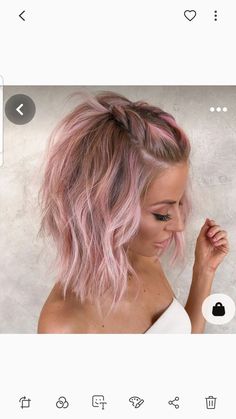 Stylish Women Over 50, Pink Hair Highlights, Hair Shade, Pink Ombre Hair, Low Buns, Light Pink Hair, Pink Blonde Hair, Hot Pink Hair, Peach Hair