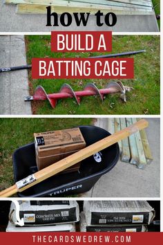 how to build a bating cage in the backyard