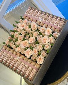 a bunch of wine corks with flowers in them