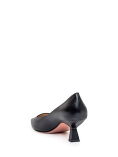 Black pump with tapered toe and stiletto. Slip-on. Signature logo on insole.Composition: Outside: 100% Leather Lining: 100% Leather Sole: 100% Rubber, 100% Leather Moncler Women, Sneaker Wedge, Signature Logo, Black Pumps, Bridal Shoes, Manolo Blahnik, Luxury Boutique, Valentino Garavani, High Heel Shoes