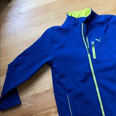 Boys Size Xl. Brand New Never Worn. Fleece On The Inside, Soft Shell On The Outside Blue Fleece Jacket With Pockets For Sports, Blue Fleece Sports Outerwear, Blue Fleece Jacket With Fleece Lining For Sports, Functional Blue Long Sleeve Fleece Jacket, Blue Long Sleeve Functional Fleece Jacket, Blue Long Sleeve Fleece Jacket, Shell Color, Soft Shell, Kids Jacket