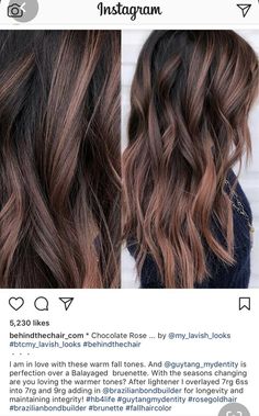 Brown Hair Color Chart, Hair Color Formulas, Fall Hair Color For Brunettes, Hair Color Ideas For Brunettes, Winter Hair Color, Hair Color And Cut, Fall Hair Color, Winter Hairstyles, Hair Color Ideas