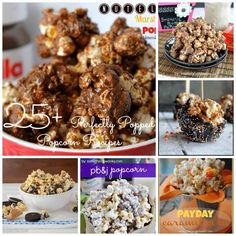 the 25 + healthy popcorn recipes are great for parties, and they're easy to make