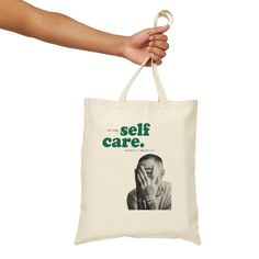 This mac miller tote bag is  100% cotton bag comes in one size - 15" x 16"- perfect for everyday wear. While the canvas material will show off your designs in great colors, it's durable and will last for years. The bag features 20" handles (made from the same canvas), making it easy to carry even with a week's worth of shopping. .: 100% cotton canvas .: Heavy fabric (12 oz/yd² (406.9 g/m .: Sewn-in label Self Care Mac Miller, Mac Miller Merch, Mac Miller, Canvas Tote Bag, Cotton Bag, Sew-in Labels, Canvas Material, Canvas Tote, Self Care