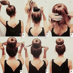 Sock Bun Tutorial, Sanggul Modern, Sock Bun, Work Dress, Hair Skin, Hair Dos, About Hair, Hair Day