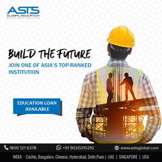 an advertisement for the asia - based construction company ast's future project, which is