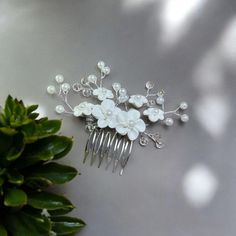 bridal hair accessory Bridal Hair Accessory, Bridal Hair Accessories, Hair Accessory, Bridal Hair, Hair Accessories, Ships, Craft Supplies, France, Etsy Uk