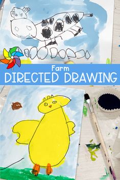 an art project for kids to draw and paint