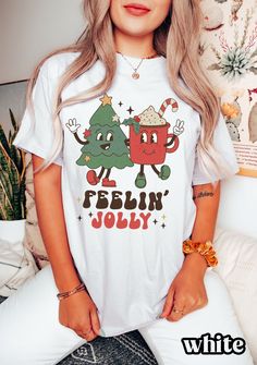 "Comfort Colors Christmas Shirt, Christmas Shirts for Women, Christmas Tree, Christmas T-Shirt, Merry Christmas Shirt, Cute Christmas Gift Save by bundling! We offer these great discounts on bulk orders: - 25% on 5+ items (use code BUNDLE5) - 30% on 10+ items (use code BUNDLE10) - 35% on 20+ items (use code BUNDLE20) ➭ How to Order 1. Choose your shirt size & color options. 2. Select the quantity. 3. Click \"Add to Cart.\" 4. Listen for a knock at your door! ➭ Care Instructions Wash your shirt i Cute Christmas Tshirts, Christmas Shirts For Women, Christmas Apparel, Holiday Apparel, Comfort Colors Tshirt, Cute Christmas Gifts, Merry Christmas Shirts, Jolly Christmas, Funny Christmas Shirts