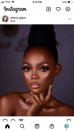 Black Female Makeup Looks, Sunkissed Eye Makeup, Expresso Aesthetic, Glamour Makeup Black Women, Gold Soft Glam Makeup, Tan Makeup Look, Roaring 20s Makeup, Gold Makeup Dark Skin, Gold Shimmer Makeup Look Black Women