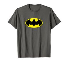 PRICES MAY VARY. Batman Classic Bat Logo is 100% authentic, officially licensed Batman apparel, that comes in t-shirt, v-neck, tank top, longsleeve, pullover hoodie, sweatshirt, raglan and zip hoodie styles! Batman is a superhero first published by DC Comics in 1939. After witnessing the murder of his parents, Bruce Wayne swore vengeance and trained to fight criminals like The Joker, Catwoman, Penguin, Riddler, Harley Quinn, Poison Ivy, and Bane. Lightweight, Classic fit, Double-needle sleeve an Themed Screen Print Tops For Fan Merchandise, Unisex Fan Merchandise Top With Front Print, Fan Apparel Crew Neck Top With Logo, Casual Fan Merchandise T-shirt With Logo, Graphic Tee With Logo For Fan Merchandise, Fan Merchandise Graphic Tee With Logo, Fandom Crew Neck Top With Logo Print, Fan Merchandise Fandom Top With Front Print, Fandom Style Fan Merchandise Top With Front Print