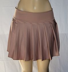 "JUNIOR to PLUS SIZE Spandex \"Sandy\" PLAID MICRO MINI SKIRT 9\"-12\" LONG. (Sandy) TO ENSURE YOU ORDER THE CORRECT SIZE SKIRT, PLEASE READ THIS CAREFULLY; THEN MATCH IT WITH SIZES. *XSMALL - Waistband measures 28\" around when fully closed. Skirt is 9\" long from top of waistband to bottom of hem. *SMALL - Waistband measures 30\" around when fully closed. Skirt is 9\" long from top of waistband to bottom of hem. *MEDIUM - Waistband measures 32\" around when fully closed. Skirt is 9\" long from Beige Stretch Skort With Lined Skirt, Beige Stretch Skort, Beige Stretch Mini Skort, Fitted Beige Pleated Skort, Fitted Brown Tennis Skirt For Summer, Fitted Beige Mini Skort, Fitted Beige Tennis Skirt, Fitted Beige Mini Tennis Skirt, Beige Stretch Mini Skirt With Lined Detail