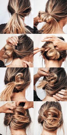 Hairstyles Down, Goldfish Kiss, Messy Updo, Easy Hairstyles For Medium Hair, Hairstyles For, Hair Homecoming