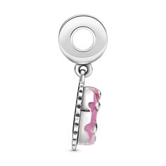 Say “Happy Birthday” with this sterling silver Pink Birthday Cake Dangle Charm. Celebrate the special day with a cake charm that will keep you in festive spirits all year round. The dangle features a hand-applied pink enamel design and clear cubic zirconia dotted around representing candles. The raised “Happy Birthday” script on the front dangle is joined by a candle symbol engraving and the message "Make a wish!" on the back. Make any birthday one to remember with this celebratory charm. Happy Birthday Script, Pink Birthday Cake, Pink Happy Birthday, Pandora Pink, Pink Birthday Cakes, Cheap Beads, Pandora Beads, Cute Gift Boxes, Pandora Bracelet Charms