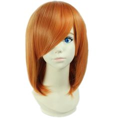 PRICES MAY VARY. Package: One Wig, One Wig Cap Material: High Temperature Heat Resistant Fiber Cap Construction: Classic Cap, Fit for Head Circumference from 50cm to 60cm Style: Full Wig, Halloween Christmas Party Hair Top Quality and Brand New COSPLAZA High Quality Professional Cosplay Costume Wig For Halloween, Christmas,Anime Show, Party, Gathering, Daily Wear, etc. Girls Orange Dress, Orange Anime, Christmas Party Hairstyles, Pig Tails, Kim Dress, Short Straight Bob, Anime Show, Wigs Short, Curly Bob Wigs