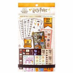 the harry potter sticker book is packed with various hogwarts and other items