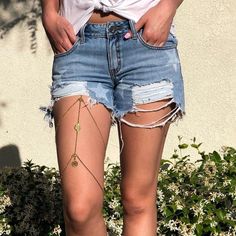 Boho Shimmy Leg Chain - LOW STOCK!! – The Songbird Collection Boho Music, Leg Chain, Pro Tip, Belly Chain, Festival Looks, Unique Jewelry Designs, Rubber Band, Beaded Jewelry Diy, Jewelry Diy