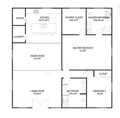 the floor plan for a two bedroom apartment