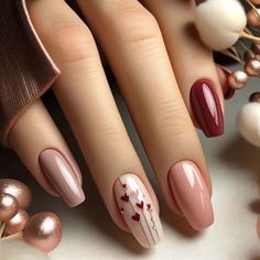 White Tip Nails, Simple Spring Nails, Popular Nail Art, Simple Fall Nails, Nagellack Trends, Fall Nail Trends, Popular Nails, Fall Nail Art, Short Nail Designs