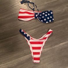 Nwt Boutique Swim Patriotic 2 Piece July Outfits, Swim Suit, Fourth Of July, Lady In Red, Womens Swim, Red Blue, 2 Piece, 4th Of July, Red And Blue