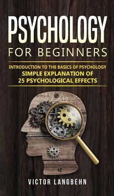 a book cover with a magnifying glass on top of it and the words,'psychology for beginners '