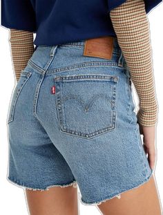 Classic Levi's Medium Wash Jean Shorts, Classic Levi's Jean Shorts, Levi's Classic Jean Shorts, Classic Levi's Short Length Jean Shorts, Levi's Classic Short Length Jean Shorts, Mid Thigh Shorts, Levi's 501, Out Of Style, Women's Shorts