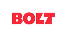 the word bozt is shown in red on a white background, with an image of