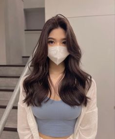 Asian Hair Inspo, Curly Asian Hair, Korean Wavy Hair, Curls For Medium Length Hair, Korean Hairstyles, Long Haircut, Hair Color Underneath, Wavy Hairstyles Medium, Summer Layers