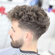 Undercut Curly Hair, Taper Fade Curly Hair, Mens Hairstyles Curly, Curly Hair Fade, Curly Undercut, Taper Fade Haircut