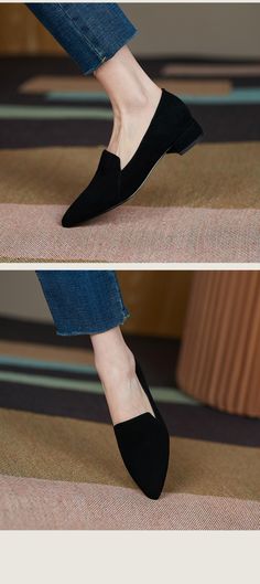 CHIKO Shanee Pointy Toe Block Heels Loafers Shoes Block Heel Loafers, Loafers Shoes, Heeled Loafers, Loafer Shoes, Flat Shoes Women, Block Heels, Rubber Sole, Shoes Flats, Heel Height