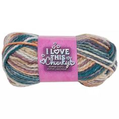 i love this chunk yarn in multicolors