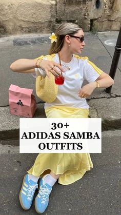 Check out 30 Adidas Samba outfits you can't miss on Pinterest right now! From trendy Samba Adidas outfits and chic Adidas Samba looks to pairing them with Skandinavian fashion, there's something for every style. Try a casual Samba outfit with baggy jeans or go for a cozy fall outfit with a cardigan. Explore winter outfit ideas, like a black jeans women outfit or stylish outfits with a white cardigan. Perfect inspo for back to school and beyond! Adidas Outfits