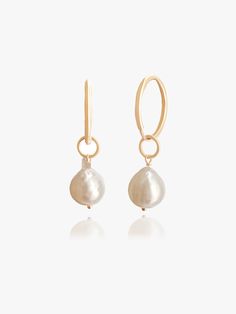 Gold-Filled Akoya Saltwater Pearl Earrings | Midori Jewelry Co.