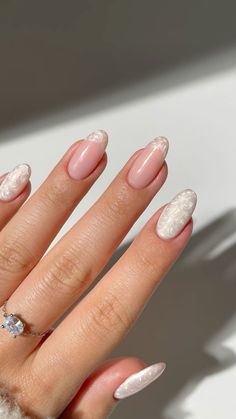 pearl nails, pearl nail inspo, classy nails, simple nail art, french nails, easy nail art, nail inspo, nail trends 2023, almond nails, long nail inspiration, pearly nail art, pearl nail polish, trendy nails, white nails, nails for winter, winter nail art, summer nail art, spring nail art, everyday nails, gel nails, nude nails, subtle nail art, xmas nails, christmas nails, holiday nails, winter nails, nail art inspo, white nails, bride nails, wedding nails, bridal nails Winter Nude Nails 2024, Nail Designs Pearl White, Pearly French Manicure, Trending French Tip Nails Almond, Simple Nails Vacation, Bridal Nails Colorful, Wedding Nails 2023 Bride, Pearly White Wedding Nails, White Nails W Pearls