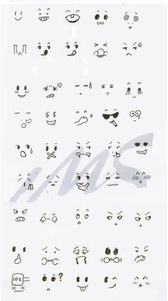 an image of many different faces and words on a white sheet with chinese characters in the background