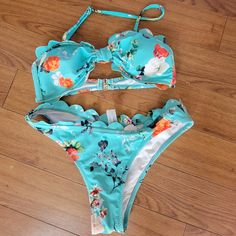 Xs Nwot No Flaws Womens Swim, Color Blue, Swimming, Floral, Women Shopping, Blue, Color