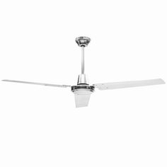 a ceiling fan that is on top of a wall