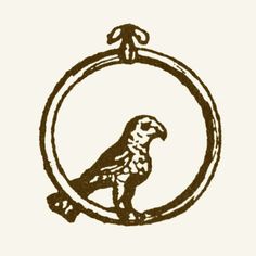 an image of a bird in a circle