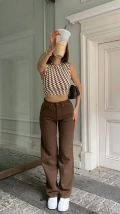 Cargo Pants Outfits, Ootd Fall, Brown Outfit, Pants Outfits, Instagram Outfits, Instagram Photo Ideas