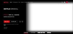 an image of the netflix original website homepage, which is displayed in red and black